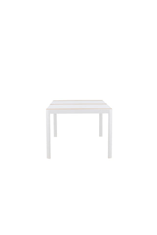 Venture Home Togo - Matbord- Vit / Teak - Allu / Teak - 200*100