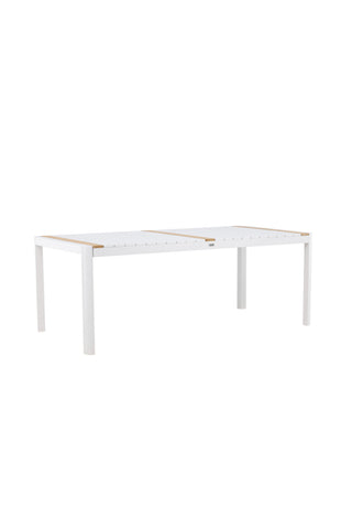 Venture Home Togo - Matbord- Vit / Teak - Allu / Teak - 200*100