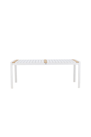 Venture Home Togo - Matbord- Vit / Teak - Allu / Teak - 200*100