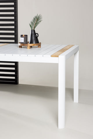 Venture Home Togo - Matbord- Vit / Teak - Allu / Teak - 200*100