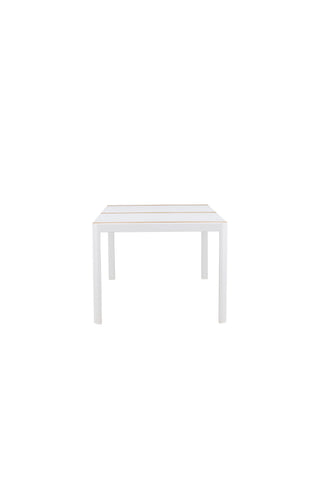 Venture Home Togo - Matbord- Vit / Teak - Allu / Teak - 200*100