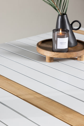 Venture Home Togo - Matbord- Vit / Teak - Allu / Teak - 200*100