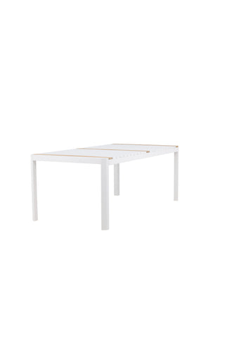 Venture Home Togo - Matbord- Vit / Teak - Allu / Teak - 200*100
