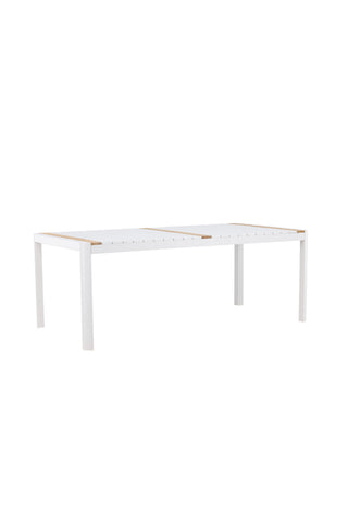 Venture Home Togo - Matbord- Vit / Teak - Allu / Teak - 200*100