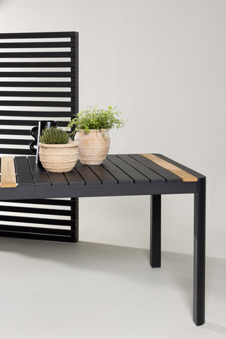 Venture Home Togo - Matbord- Svart / Teak - Allu / Teak - 200*100