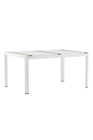 Venture Home Togo - Matbord- Vit / Teak - Allu / Teak - 150*90