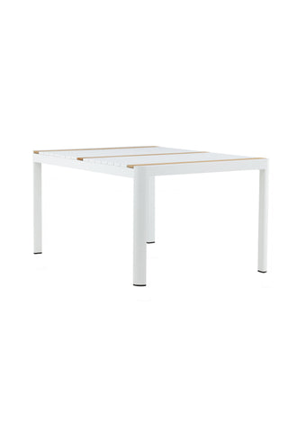 Venture Home Togo - Matbord- Vit / Teak - Allu / Teak - 150*90