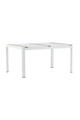 Venture Home Togo - Matbord- Vit / Teak - Allu / Teak - 150*90
