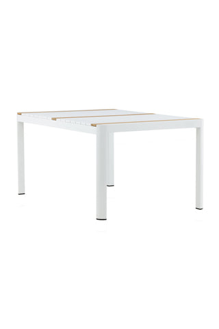 Venture Home Togo - Matbord- Vit / Teak - Allu / Teak - 150*90