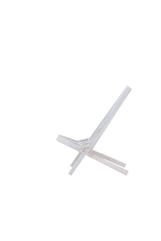 Venture Home Maja Lounge Chair - Acacia M/nackkudde - Vit tvätt