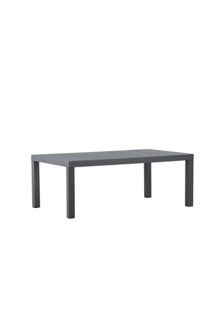 Venture Home Copacabana Soffbord - Svart / Svart Aluminium