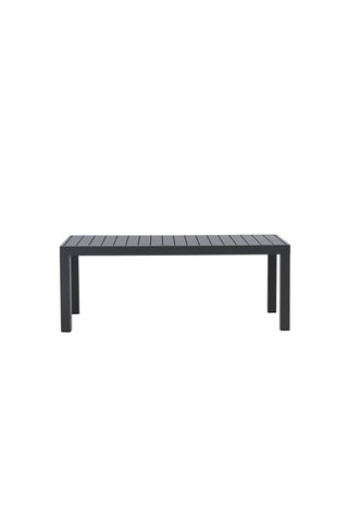 Venture Home Copacabana Soffbord - Svart / Svart Aluminium