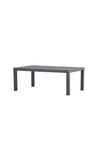 Venture Home Copacabana Soffbord - Svart / Svart Aluminium
