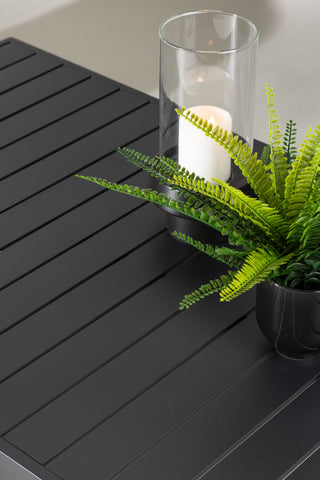 Venture Home Copacabana Soffbord - Svart / Svart Aluminium