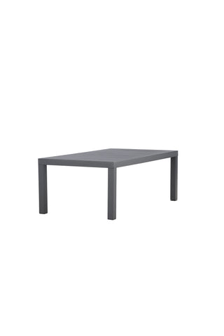 Venture Home Copacabana Soffbord - Svart / Svart Aluminium