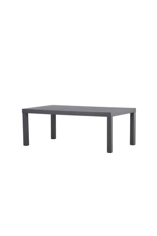 Venture Home Copacabana Soffbord - Svart / Svart Aluminium