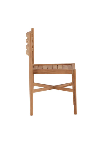 Venture Home Matstol - stapelbar - Teak gyllene