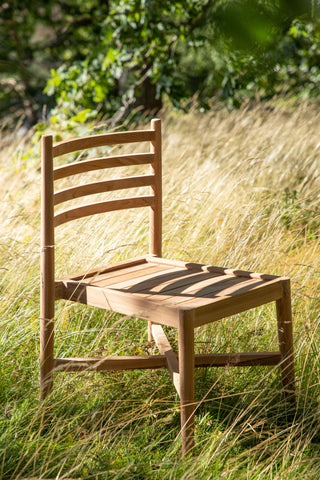 Venture Home Matstol - stapelbar - Teak gyllene