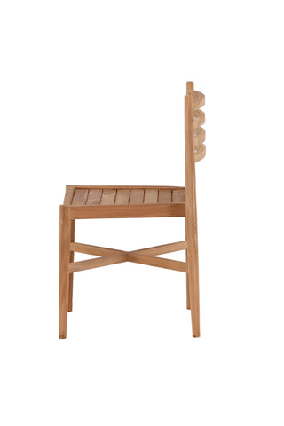 Venture Home Matstol - stapelbar - Teak gyllene
