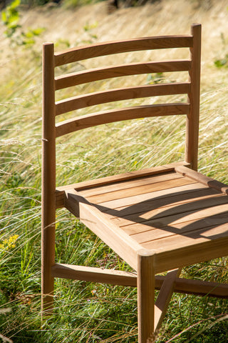 Venture Home Matstol - stapelbar - Teak gyllene