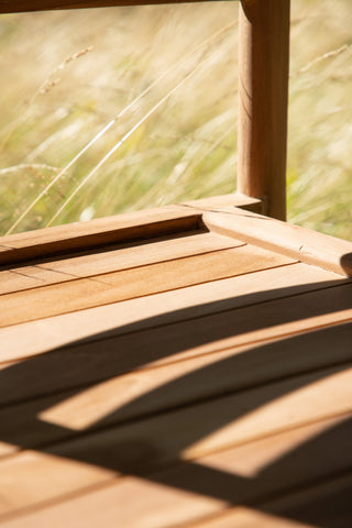 Venture Home Matstol - stapelbar - Teak gyllene