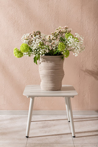 Venture Home Lina Sidobord - Beige 40*40cm