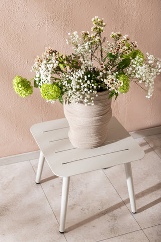 Venture Home Lina Sidobord - Beige 40*40cm