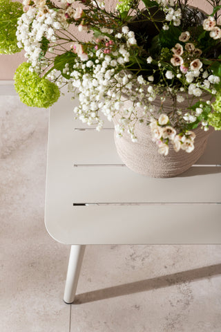 Venture Home Lina Sidobord - Beige 40*40cm