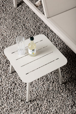 Venture Home Lina Sidobord - Beige 40*40cm