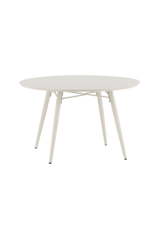 Venture Home Lina Matbord - Beige - Runt 120 cm