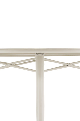 Venture Home Lina Matbord - Beige - Runt 120 cm