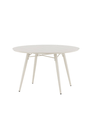 Venture Home Lina Matbord - Beige - Runt 120 cm
