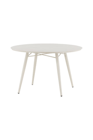 Venture Home Lina Matbord - Beige - Runt 120 cm