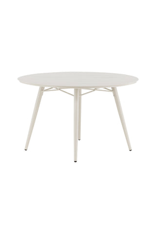 Venture Home Lina Matbord - Beige - Runt 120 cm