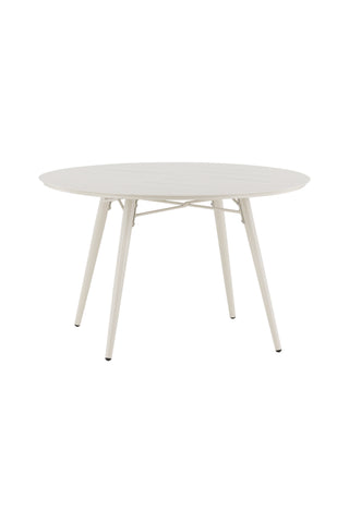 Venture Home Lina Matbord - Beige - Runt 120 cm