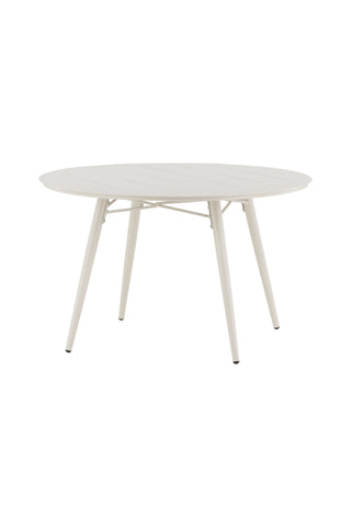 Venture Home Lina Matbord - Beige - Runt 120 cm