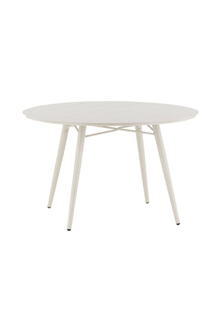 Venture Home Lina Matbord - Beige - Runt 120 cm