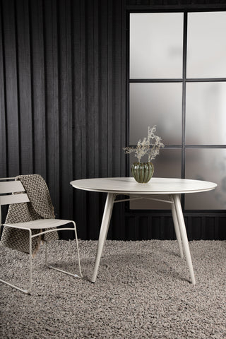 Venture Home Lina Matbord - Beige - Runt 120 cm