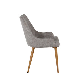 Venture Home Plaza Matstol 2-pack - Ek-Look / Ljusgrå