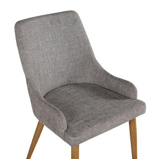Venture Home Plaza Matstol 2-pack - Ek-Look / Ljusgrå