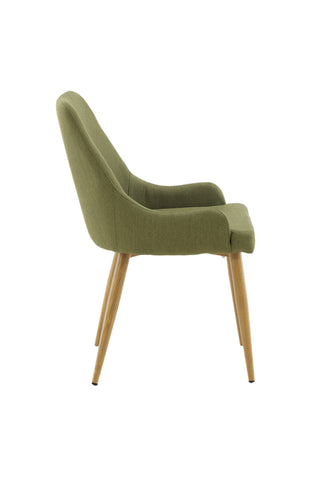 Venture Home Plaza Matstol 2-pack - Ek-Look / Mossgrön