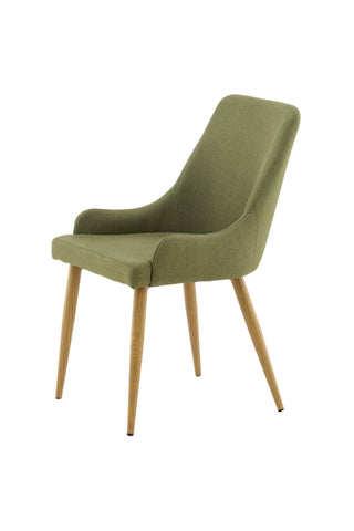 Venture Home Plaza Matstol 2-pack - Ek-Look / Mossgrön