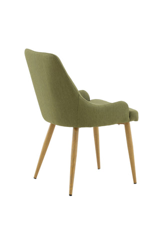 Venture Home Plaza Matstol 2-pack - Ek-Look / Mossgrön