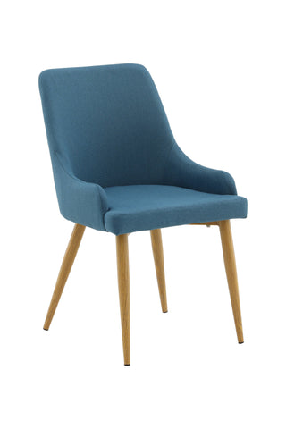 Venture Home Plaza Matstol 2-pack - Ek-Look / Blå