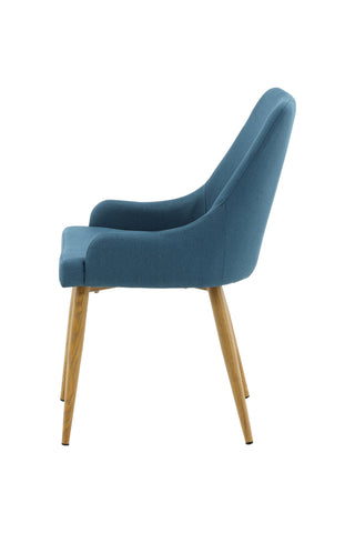 Venture Home Plaza Matstol 2-pack - Ek-Look / Blå