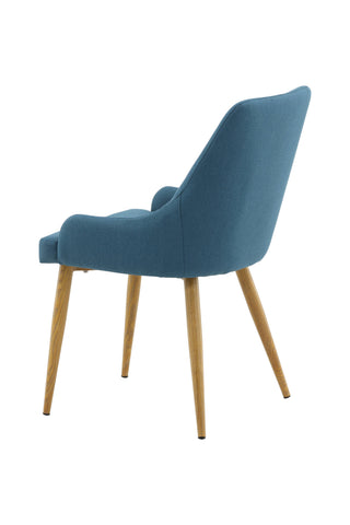 Venture Home Plaza Matstol 2-pack - Ek-Look / Blå