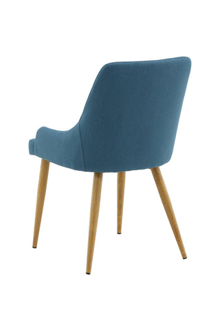 Venture Home Plaza Matstol 2-pack - Ek-Look / Blå