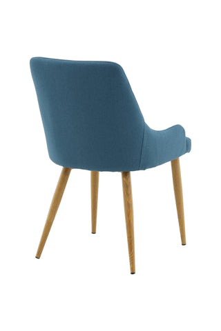 Venture Home Plaza Matstol 2-pack - Ek-Look / Blå