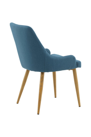 Venture Home Plaza Matstol 2-pack - Ek-Look / Blå