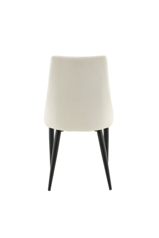 Venture Home Leone Matstol - Svarta Ben / Beige Manchester